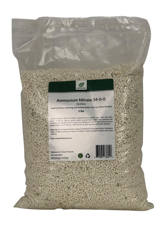 34-0-0 Ammonium Nitrate Fertilizer Garden Naturals